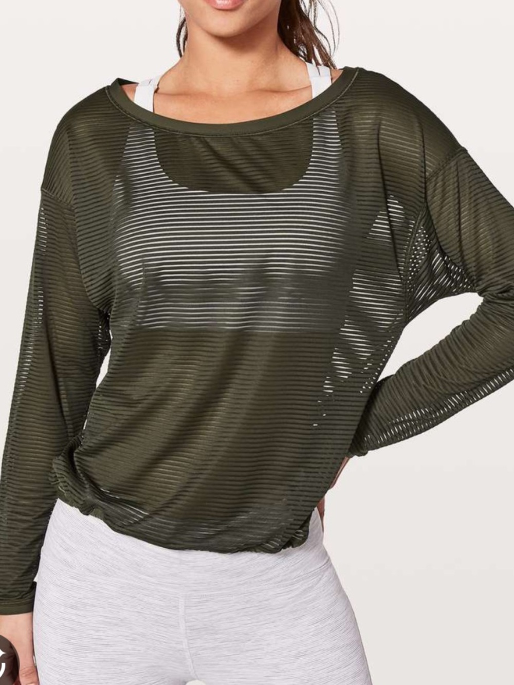 New lululemon lean in long sleeve